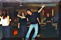 Dancing in the main hall