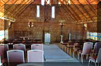 The Chapel can seat 100 people comfortably!